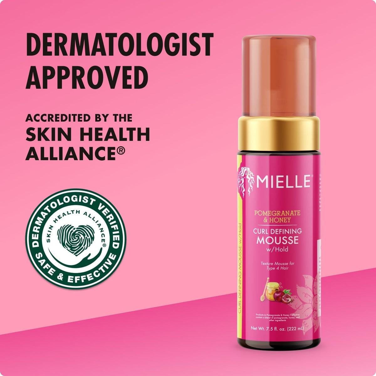 Pomegranate & Honey Curl Defining Mousse with Hold